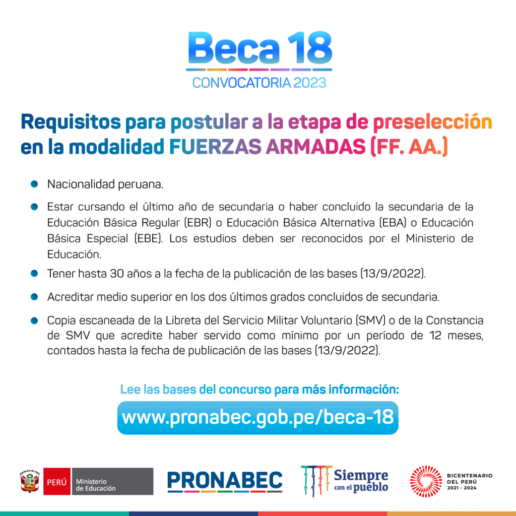 Beca18-2023-Requisitos-Modalidad-FFAA