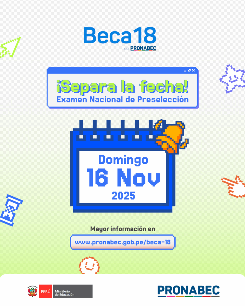 Beca 18-2026 - Fecha del ENP